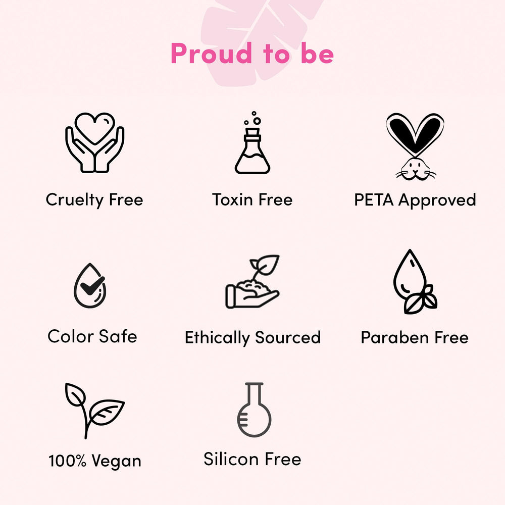 Formule végane et sans cruauté animale, sans sulfates, silicones ni parabènes.