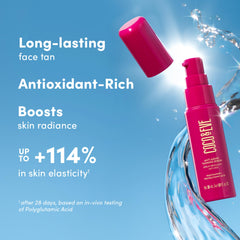 Niacinamide dans le serum bronzant Coco & Eve pour un teint uniforme.