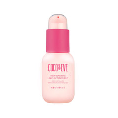 Coco & Eve soin-reparateur-cheveux sans rinçage sur bouteille, nourrit et répare en douceur.
