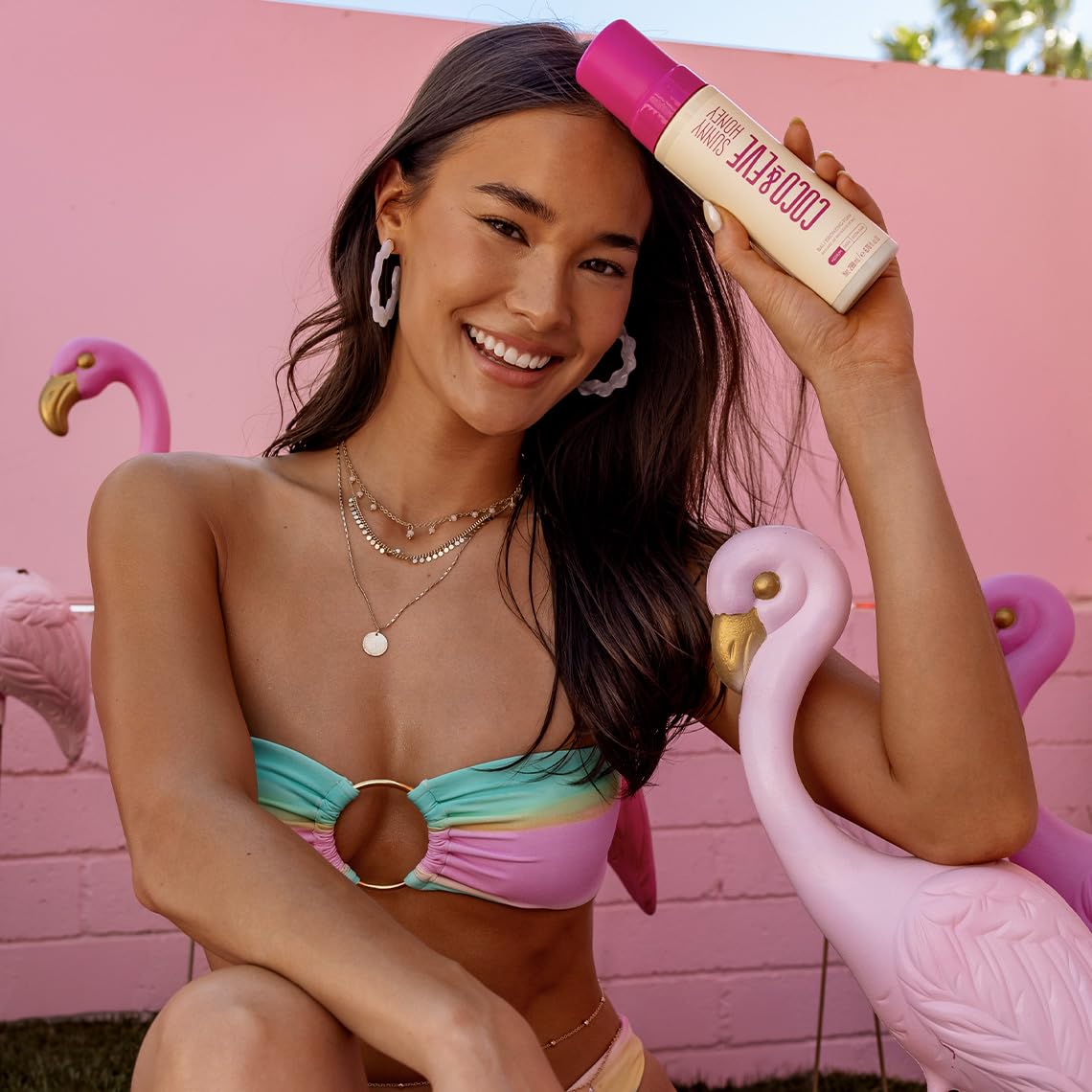 Coco & Eve Sunny Honey Bali, hydratation peau avec ingrédients naturels.