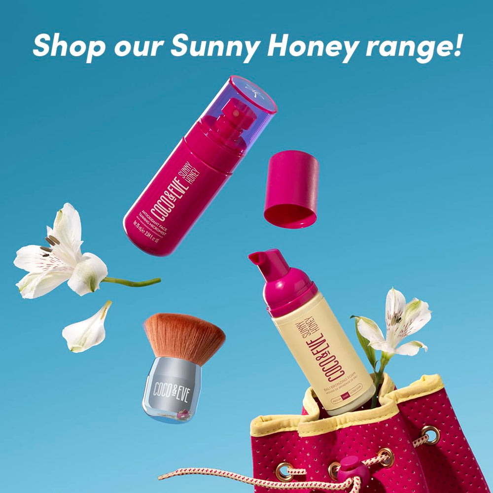 Coco & Eve Sunny Honey Bali, texture-rapide-sechage, séchage rapide sans sensation collante.