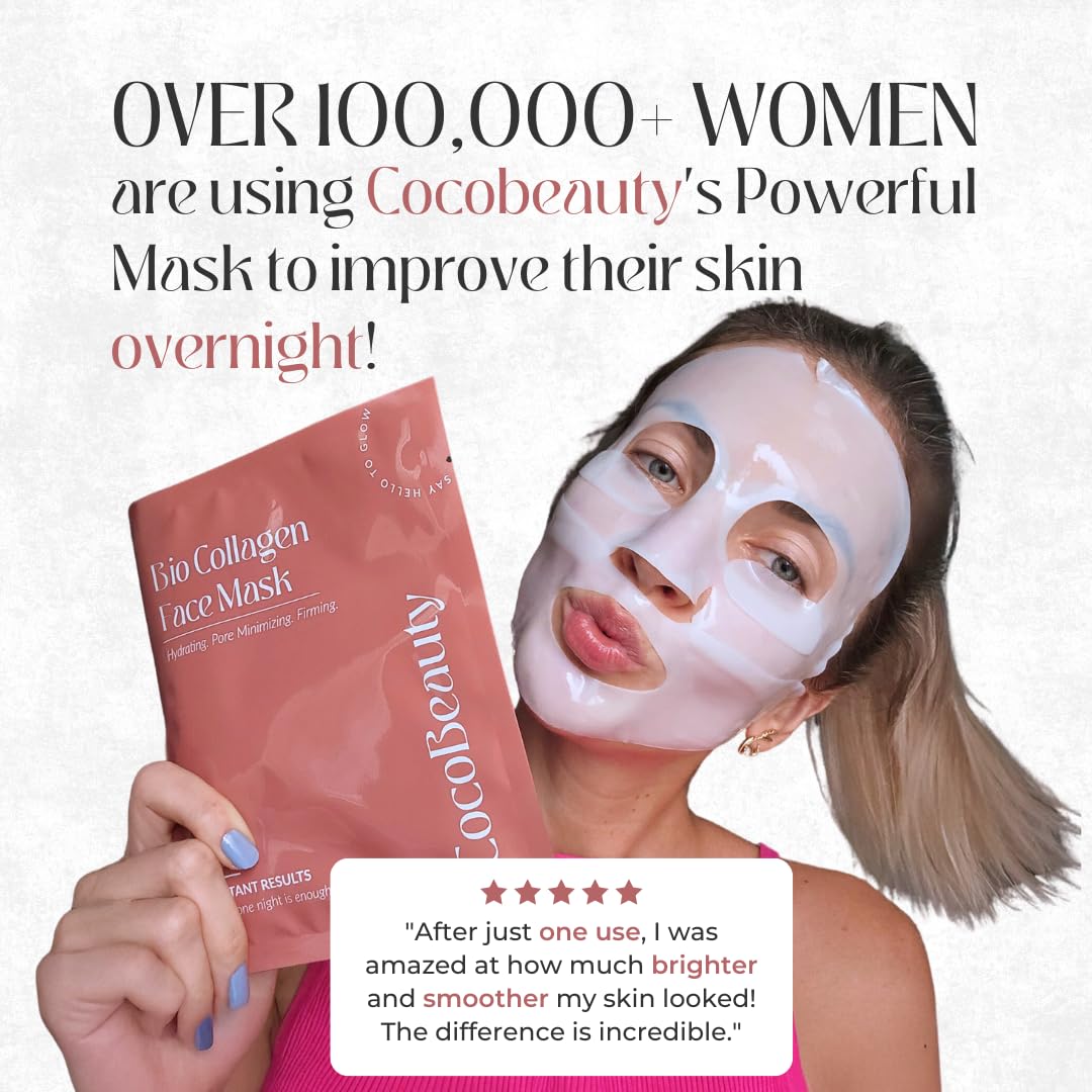 COCOBEAUTY Soin visage – éclat durable grâce au collagène.