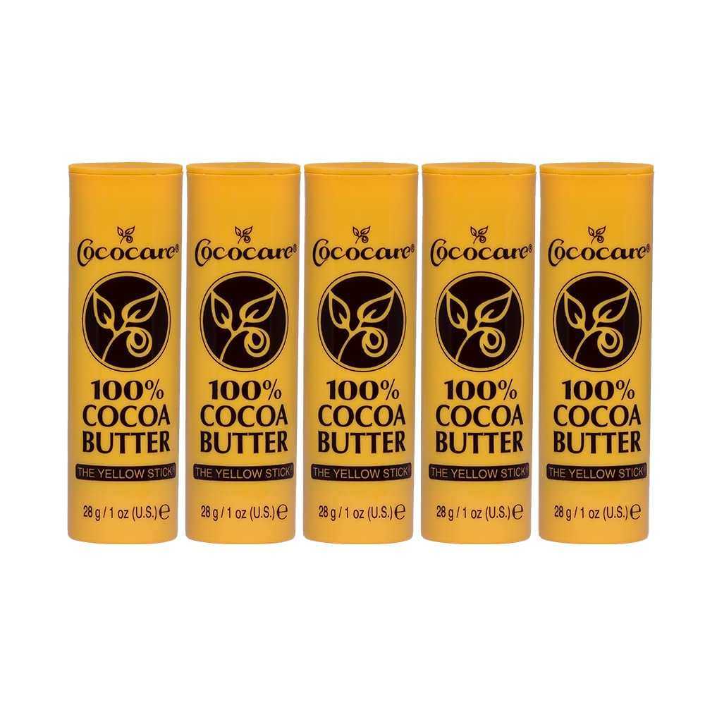 COCOCARE – Bâton beurre cacao pur, hydratation durable pour peau douce et souple.
