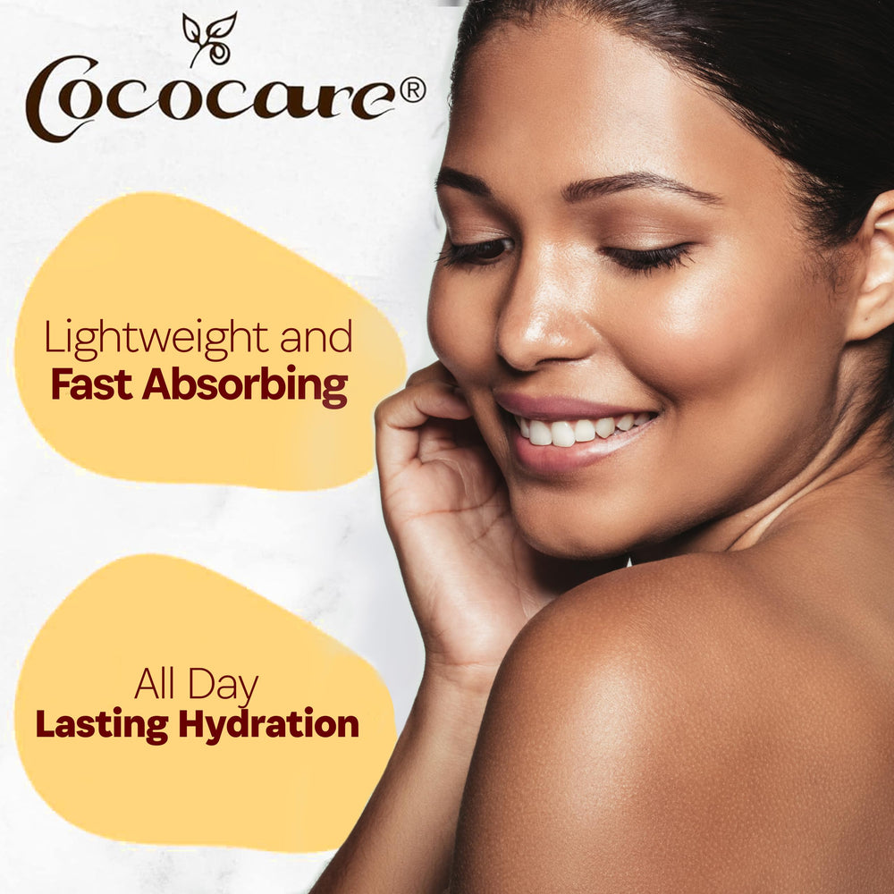COCOCARE huile corporelle facile à appliquer et rapidement absorbée.