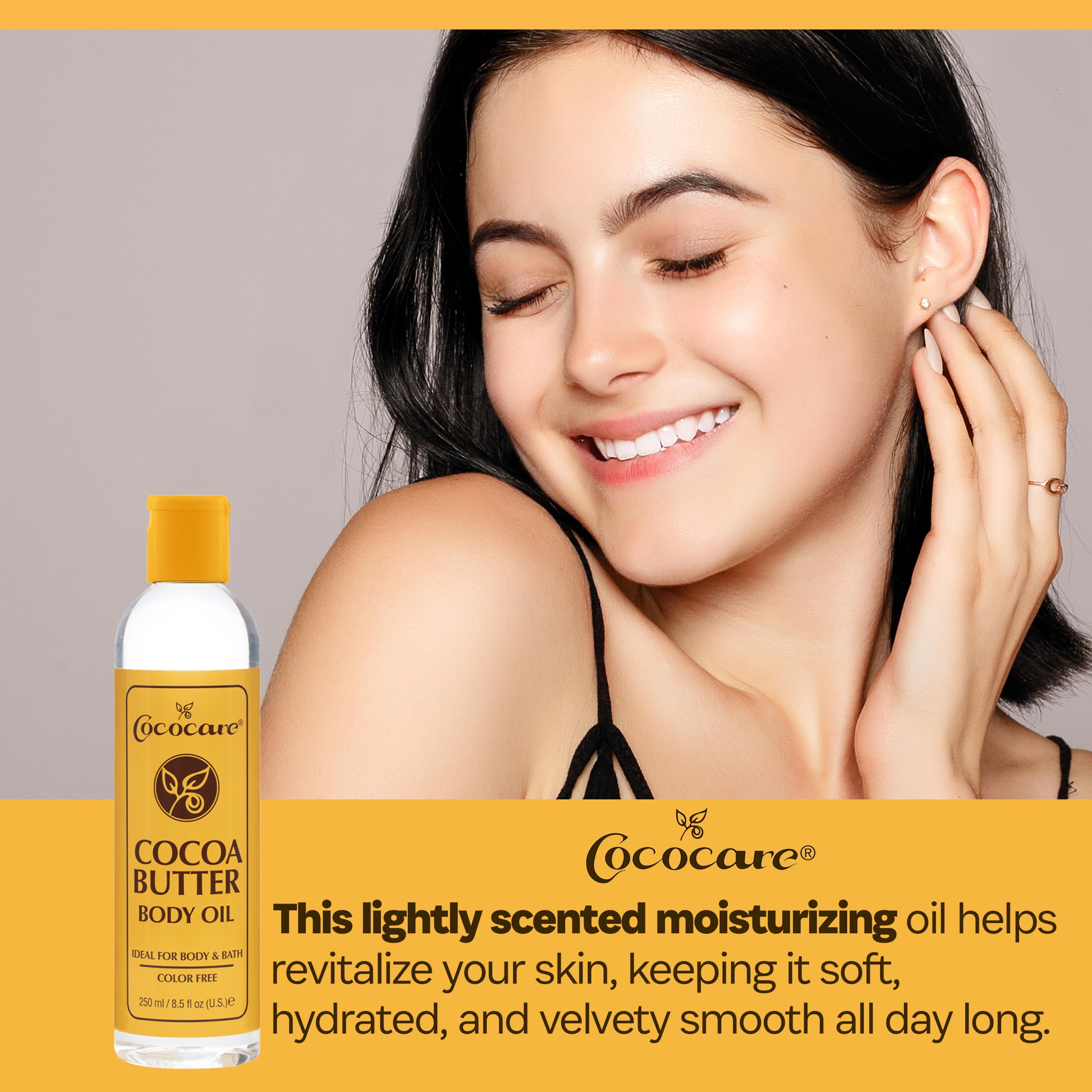 COCOCARE huile corporelle adaptée au massage des zones sensibles et sèches.