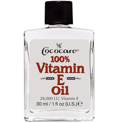 COCOCARE huile vitamine E en bouteille, hydratation intense pour peau sèche.