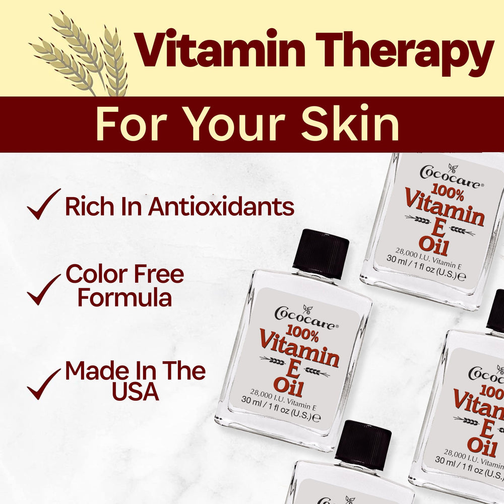 COCOCARE huile vitamine E pure, soin cuticules et ongles forts.