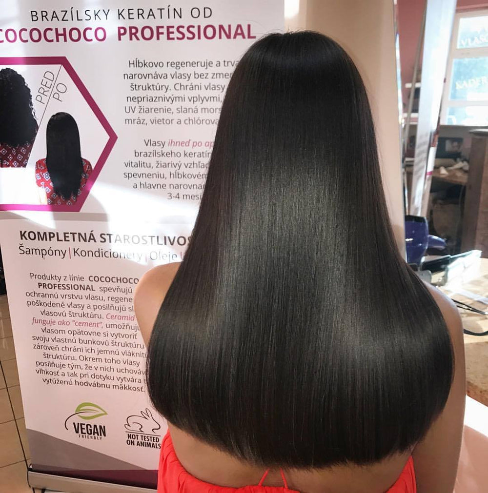 Cocochoco Gold Premium Keratin, protection contre humidité pour cheveux brillants