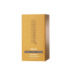 Cocochoco Gold Premium Keratin, cheveux lisses après traitement et brillance