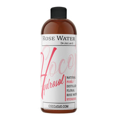 Cocojojo Rose Hydrosol : bouteille pulvérisateur pour hydratation visage et peau.