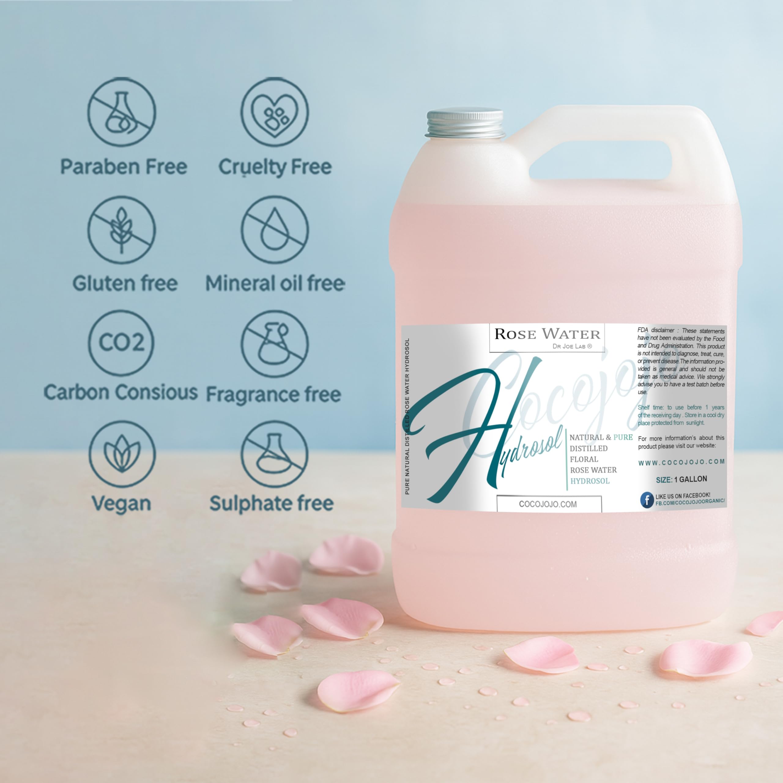 Cocojojo Rose Hydrosol application facile: spray rapide