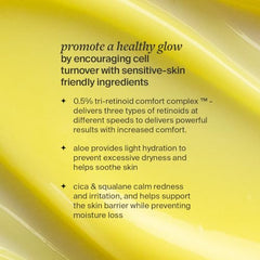 Présence d'aloé dans le gel, pour hydrater et apaiser la peau.
