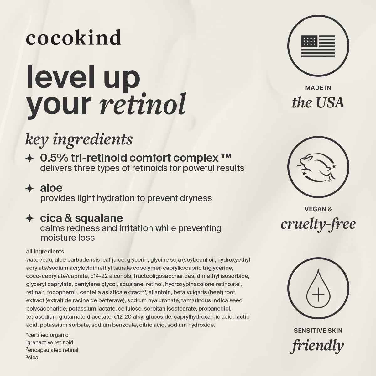 Routine simple avec le Gel Retinol avancé dans une application quotidienne après le gel débutant.