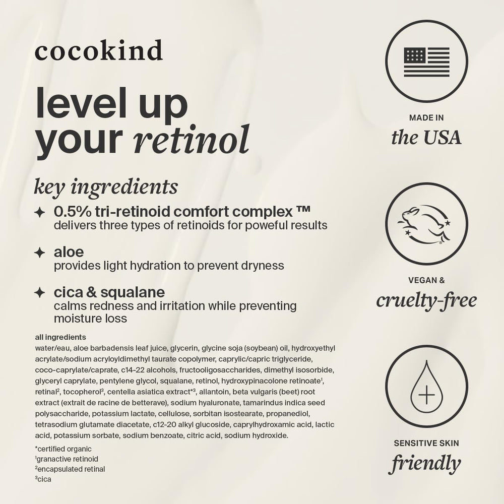Routine simple avec le Gel Retinol avancé dans une application quotidienne après le gel débutant.