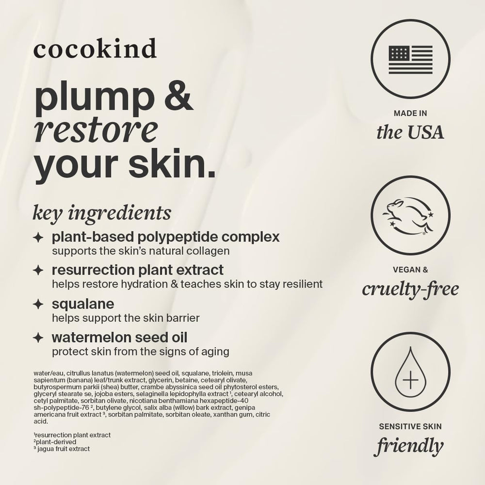 Cocokind Crème Polypeptide Resurrection — conseils d’utilisation simples