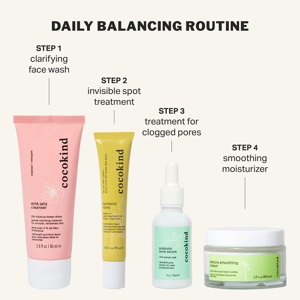 Emballage éco-responsable de Cocokind Texture Smoothing Cream, choix durable.