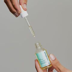 Cocokind Huile Visage Chia Camomille, infusée de camomille apaisante.