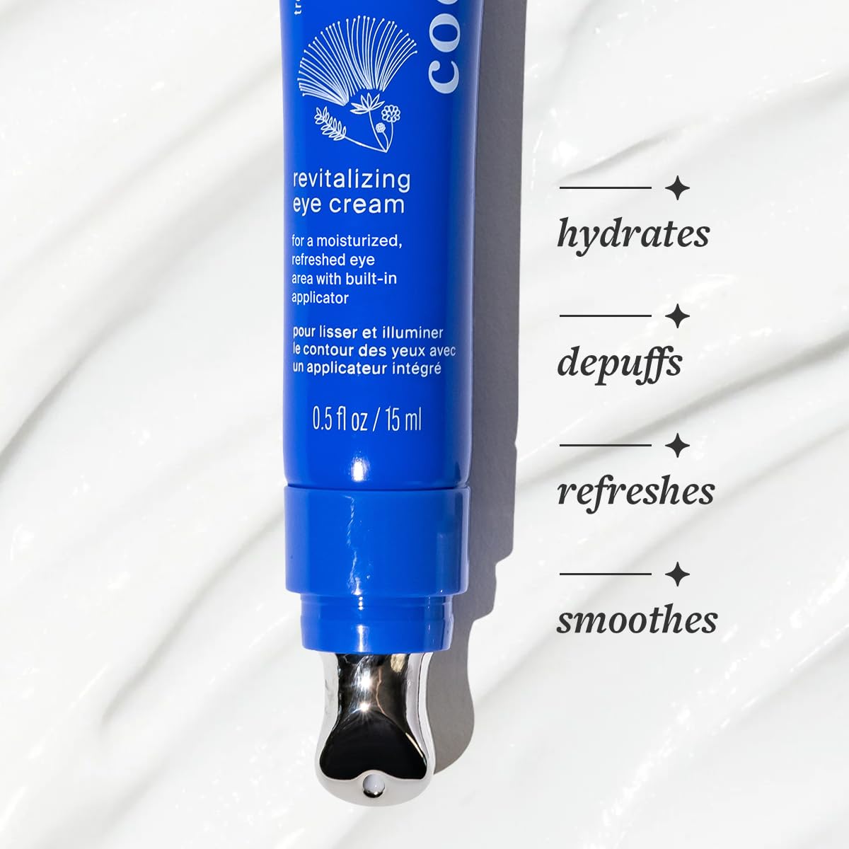 Cocokind Routine Soin Yeux – étape suggérée quotidiennement.