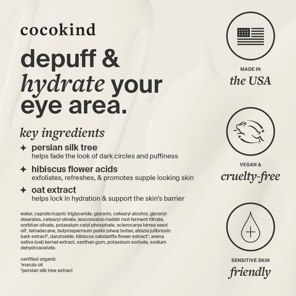 Cocokind Texture Légère – application douce sur le contour.
