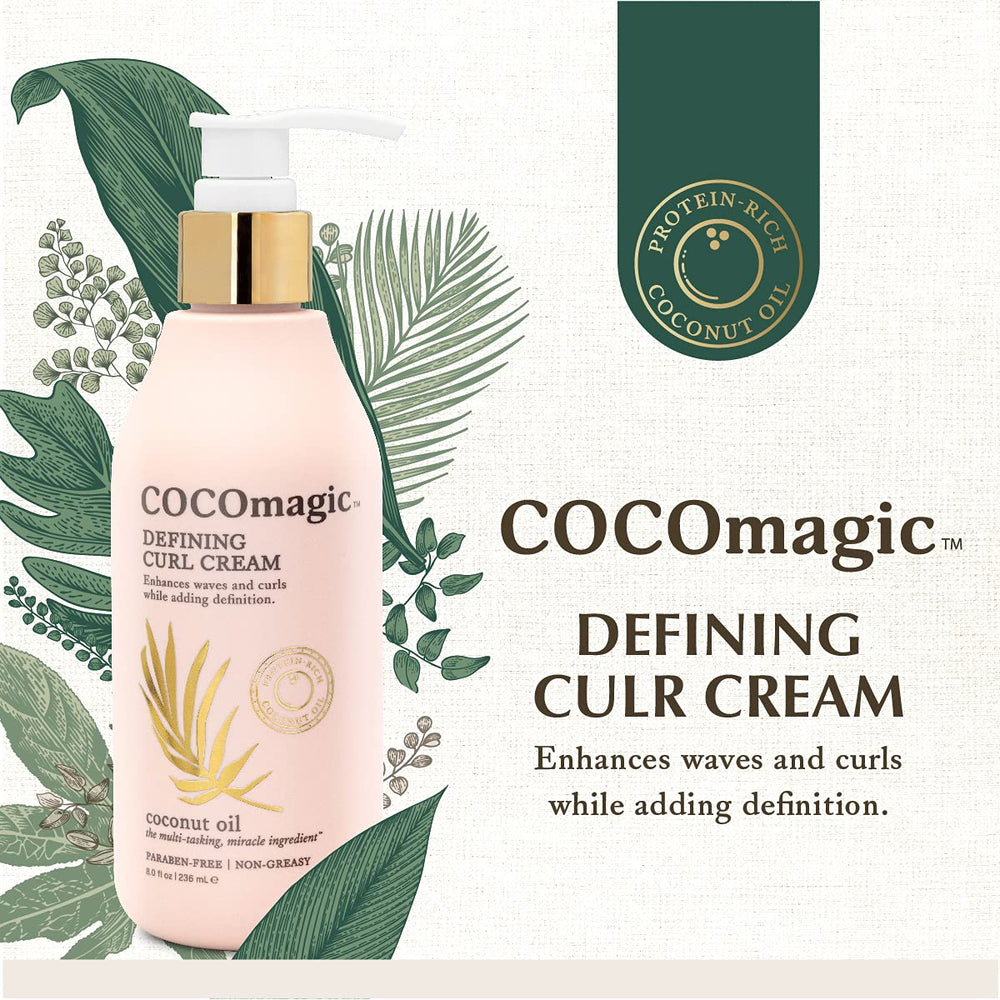 Boucles bien définies et frisottis réduits avec Cocomagic Boucles Définies.