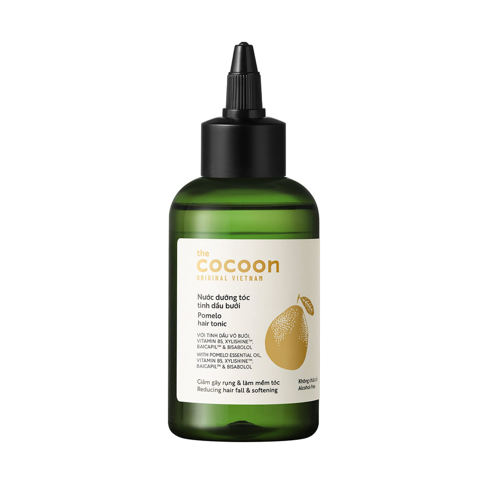 Cocoon Original tonique cheveux pamplemousse en flacon, revitalisant les racines.