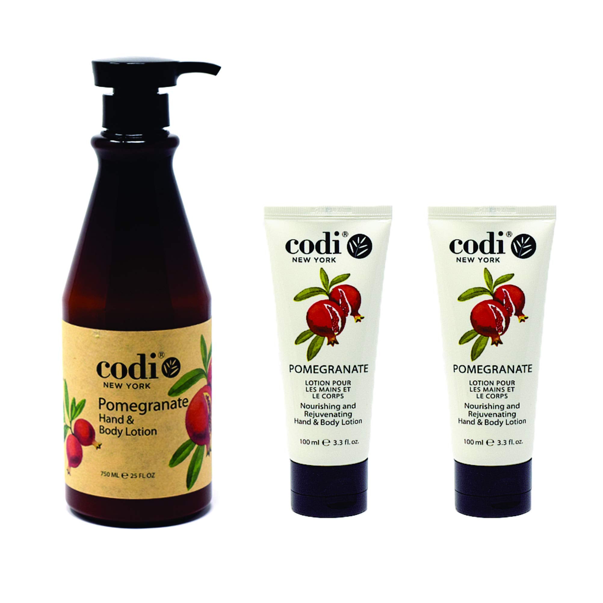 CODi Lotion Grenade – bouteille pompe 750ml, hydratation rapide pour peau