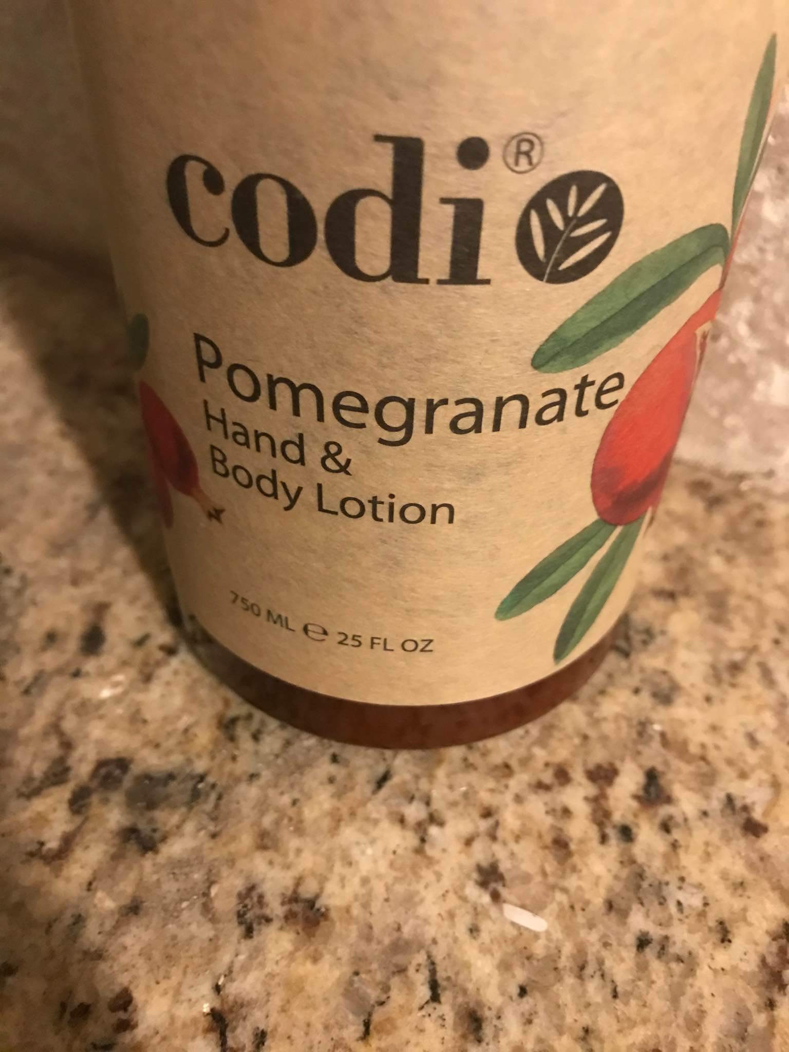 CODi Lotion Grenade – peau douce et satinée après utilisation