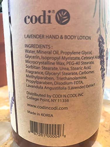 Parfum lavande subtil CODi, sensation de fraîcheur après application.