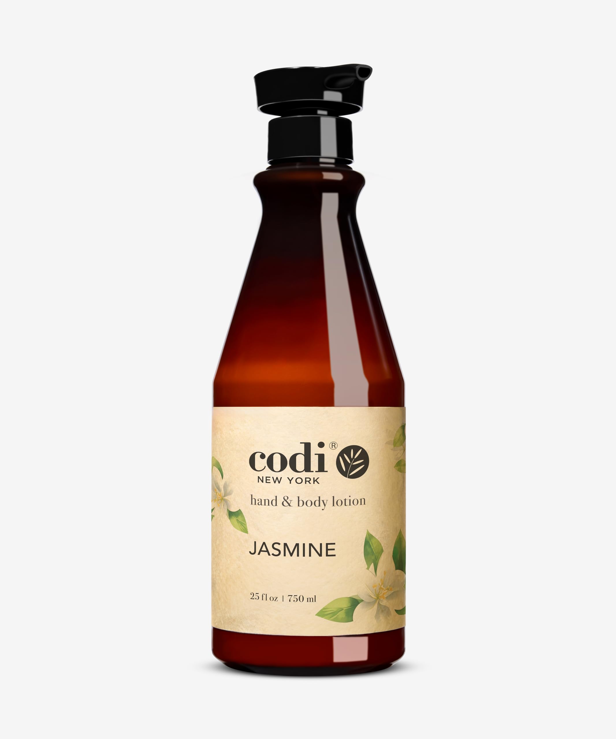 Codi N Codi Jasmine, flacon 750 ml, hydrate mains et corps durablement.