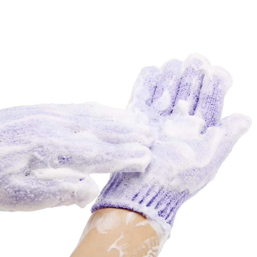 Gants Codream en action : massage corporel pendant la douche