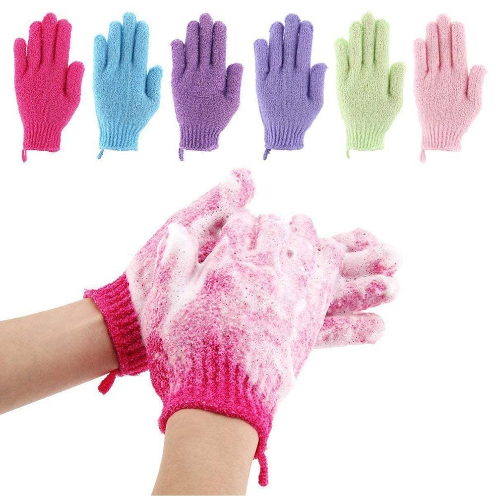 Gants exfoliants Codream : texture double-face pour une exfoliation en douceur