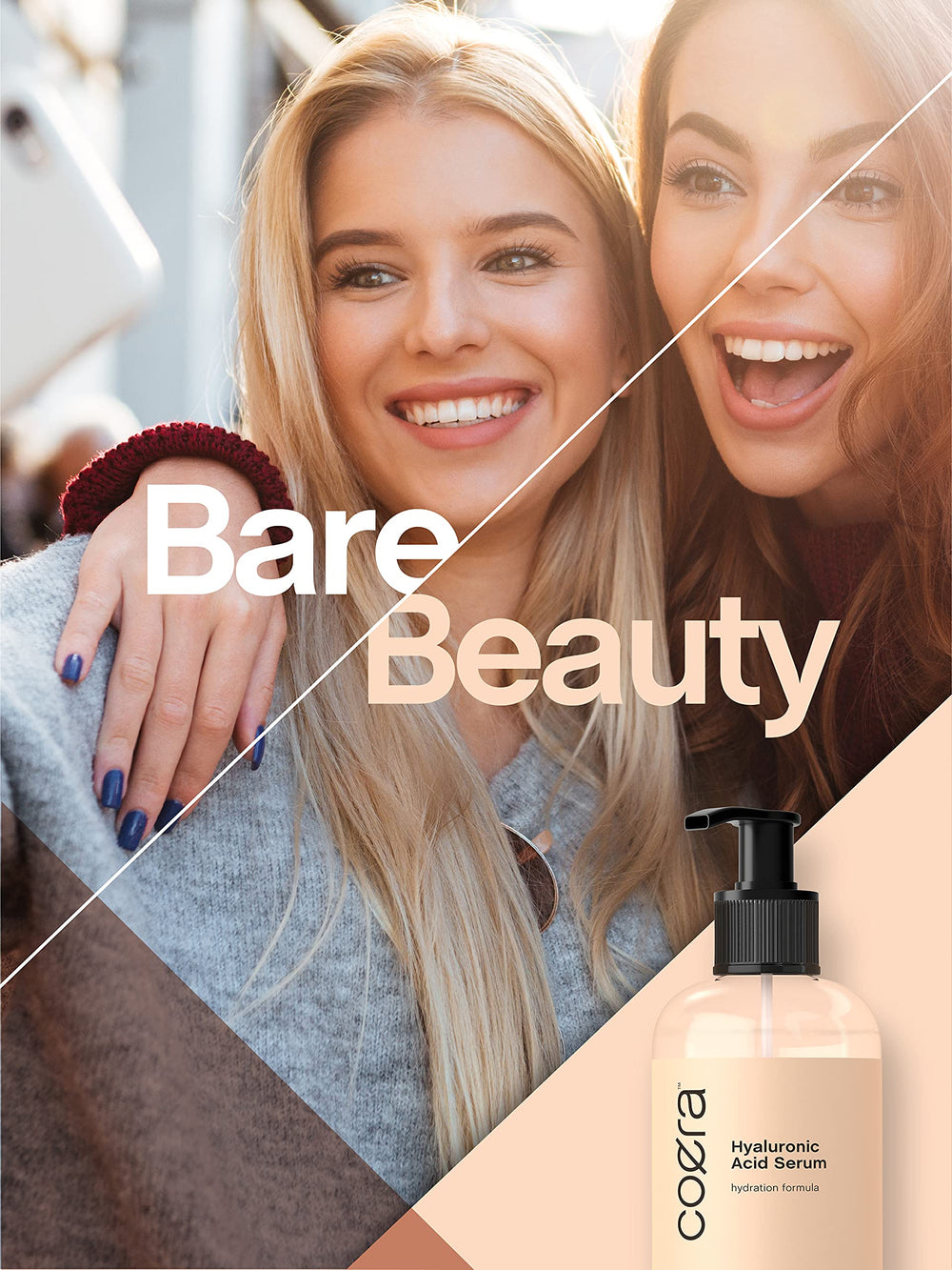 Routine beauté quotidienne avec le sérum Coera, étape hydratante.