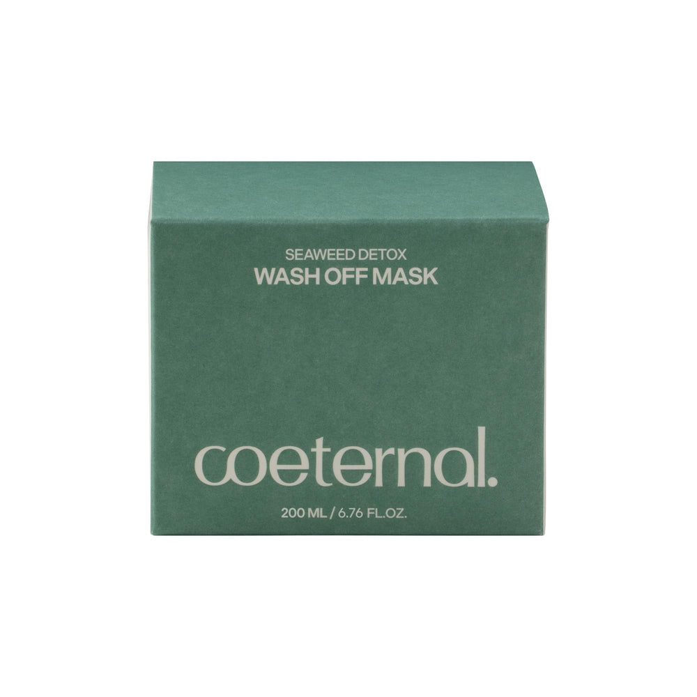 Coeternal Seaweed Détox Masque: routine rapide en 5 minutes.