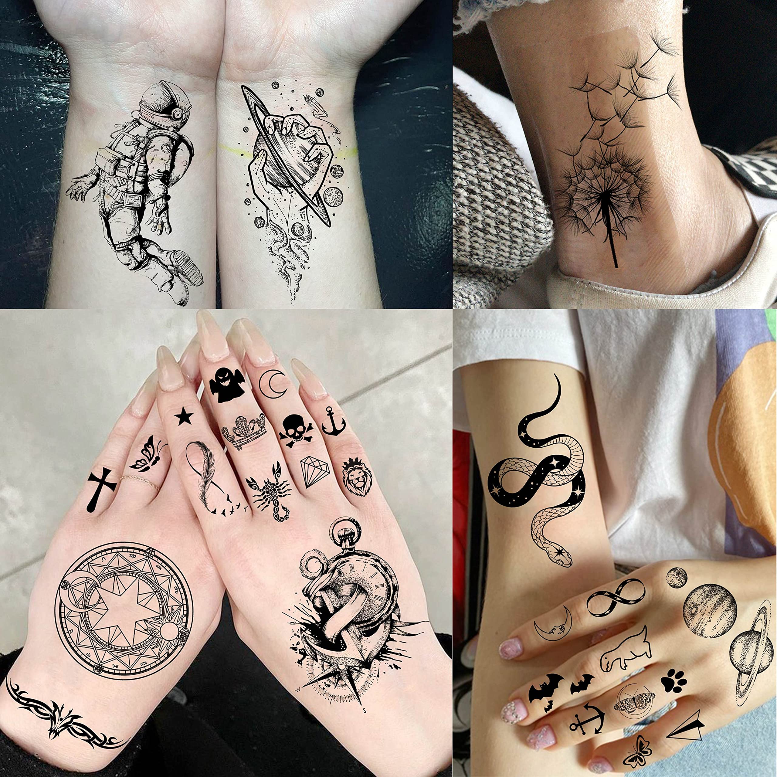 Enlèvement facile avec huile bébé sur tatouages temporaires COKTAK.
