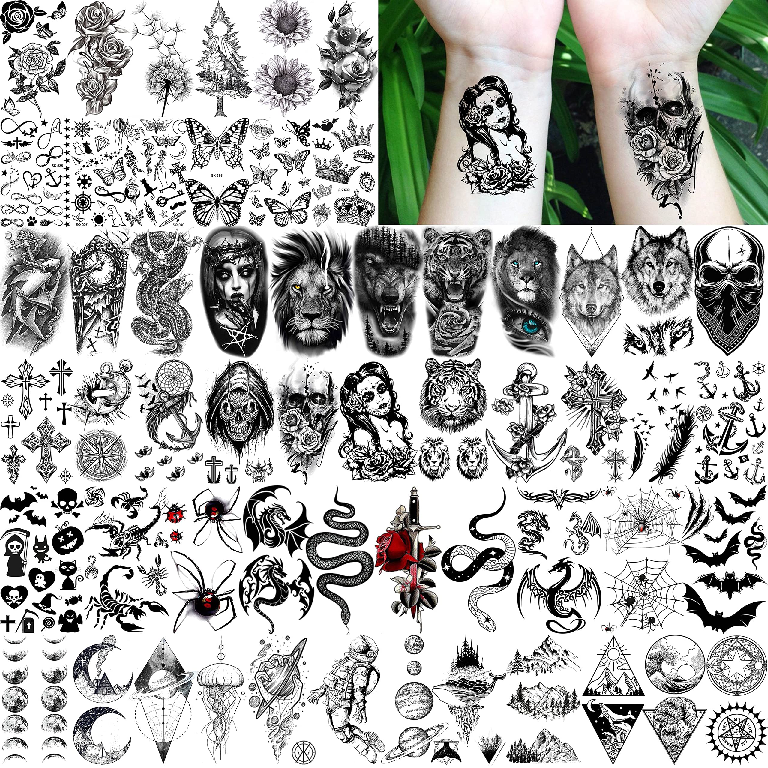 Tatouage imperméable COKTAK, tenue possible de 4 à 6 jours.