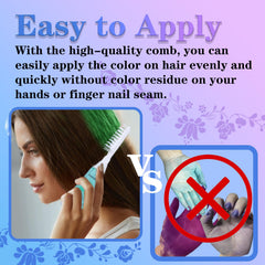 COLAYERIST teinte bleue pour cheveux, application uniforme et rapide.