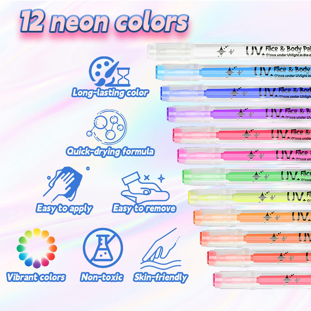 COLAYERIST teinte neon pour visage et corps, effet vibrant