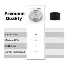 Cheveux coiffés Wolfin Pomade : tenue naturelle et souplesse tout au long de la journée.