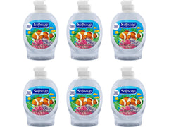 Colgate Softsoap Aquarium Series bottle front view with fresh scent and gentle cleansing.