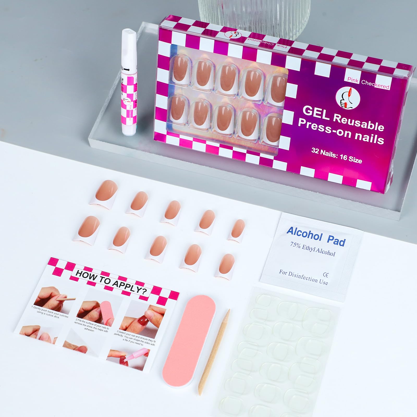 Colle pour ongles Anyos pour une tenue flexible selon l’événement