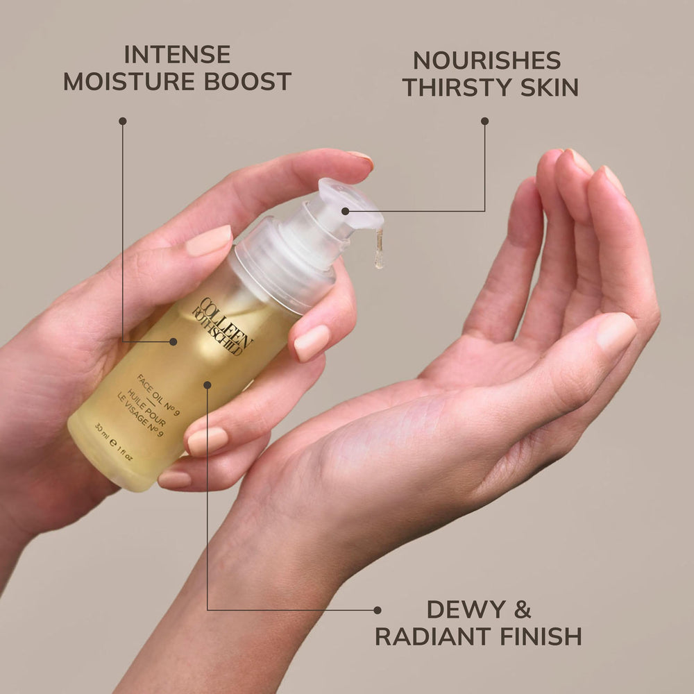 COLLEEN ROTHSCHILD huile-visage N°9 - texture onctueuse pour hydratation en profondeur.