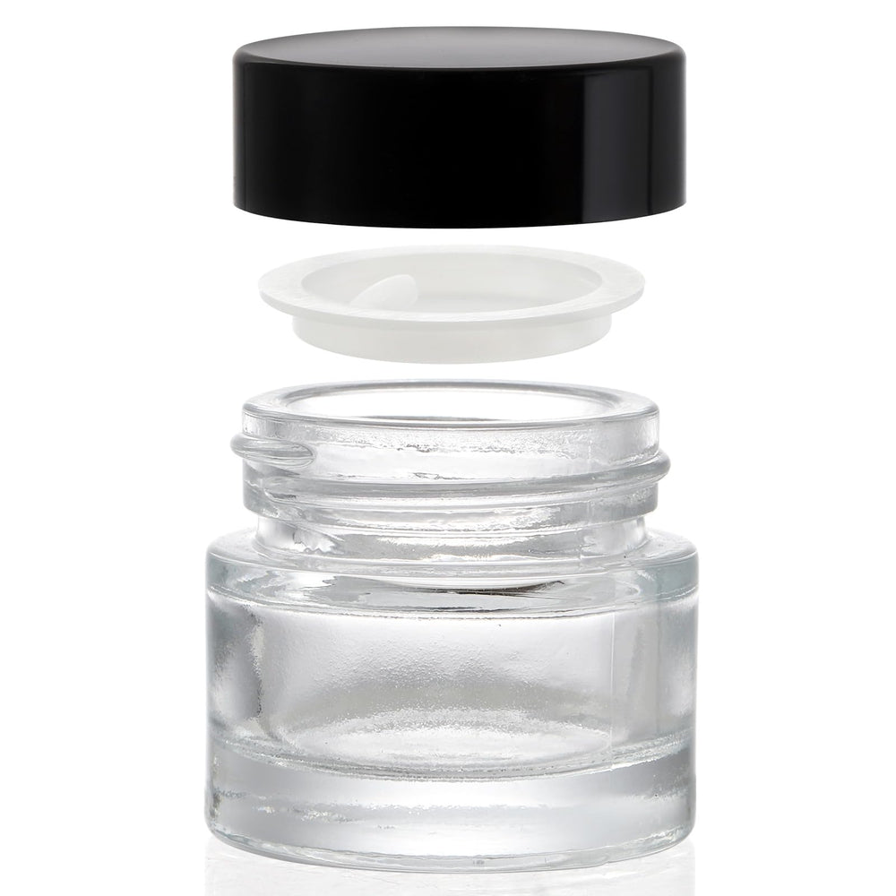 Coloch bocal mini-verre 10ml base stable, évite les renversements.