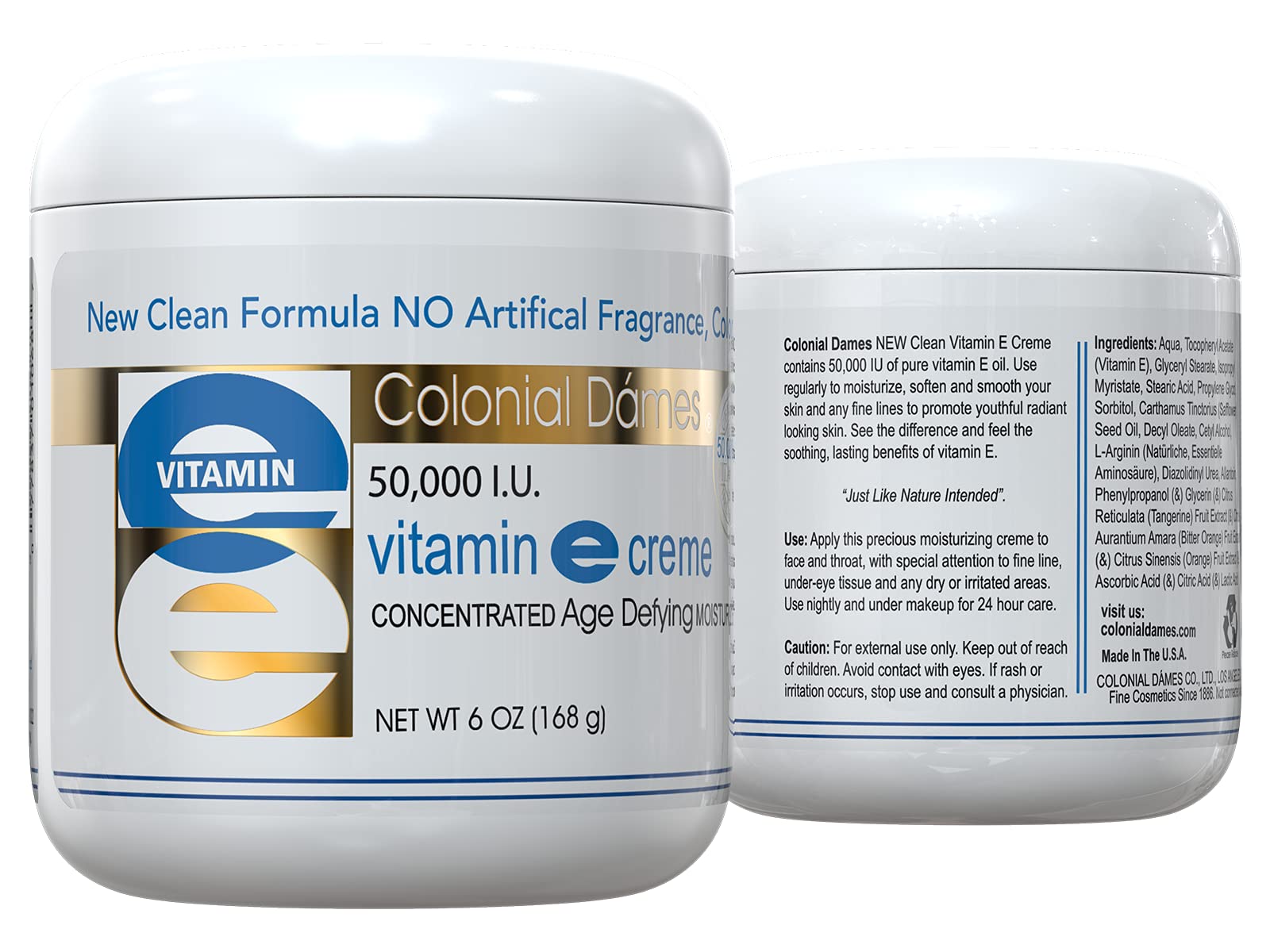 Vegan cruelty-free branding signals ethical skincare from Colonial Dames.