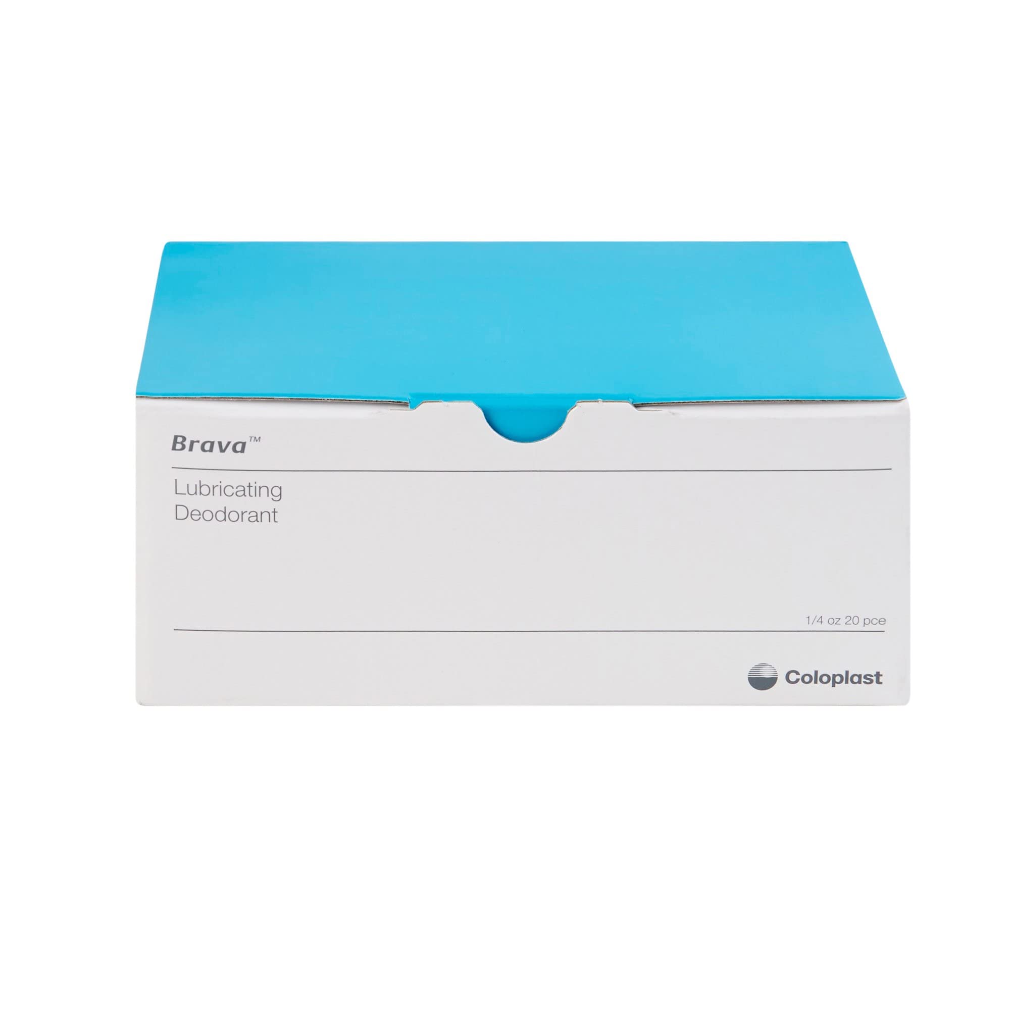 Coloplast Brava: boîte de 20 sachets, solution pratique pour ostomie.