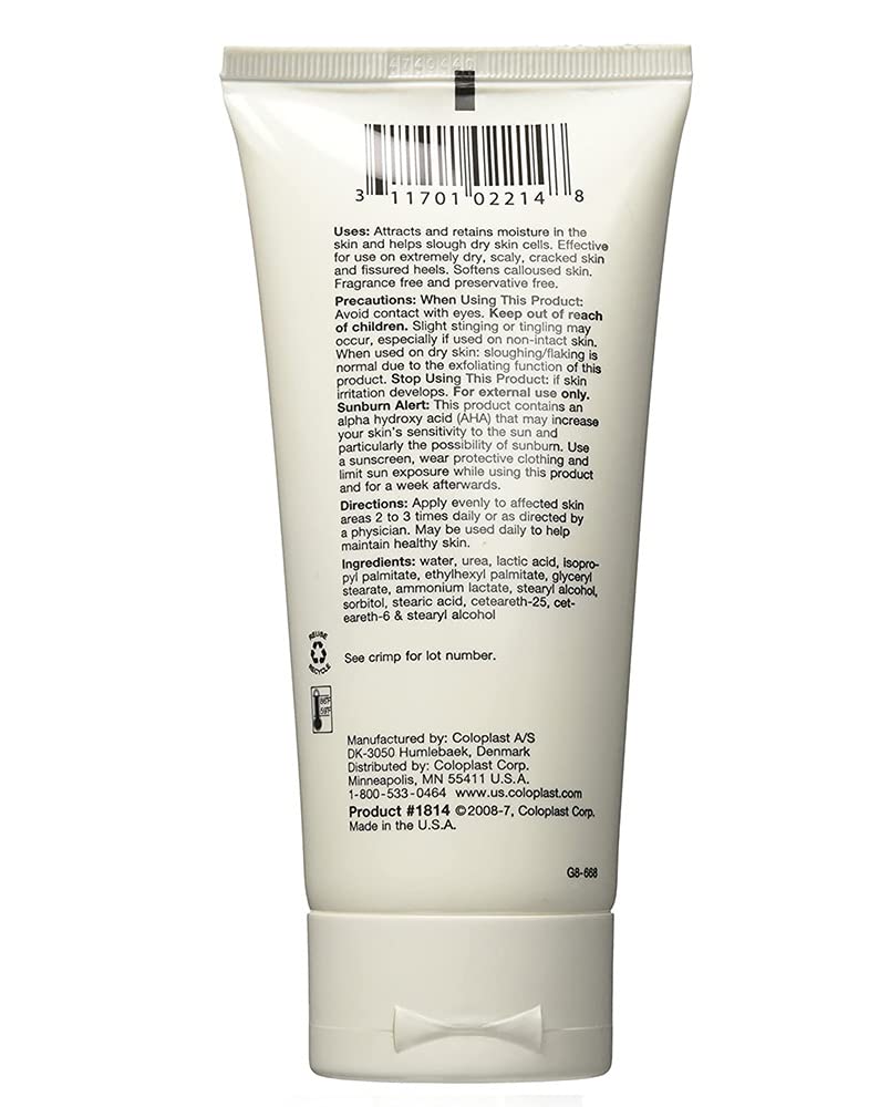 Crème Coloplast Sween Atract-Tain, texture prête à l’emploi et application sur peau sèche.