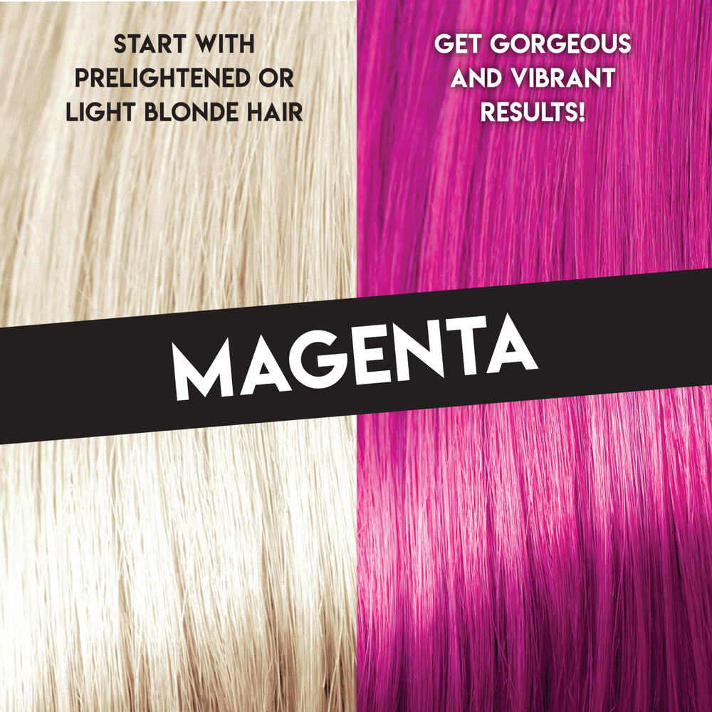 Color Lux Direct Vibes Magenta – échantillon de couleur montrant le rendu potentiel.