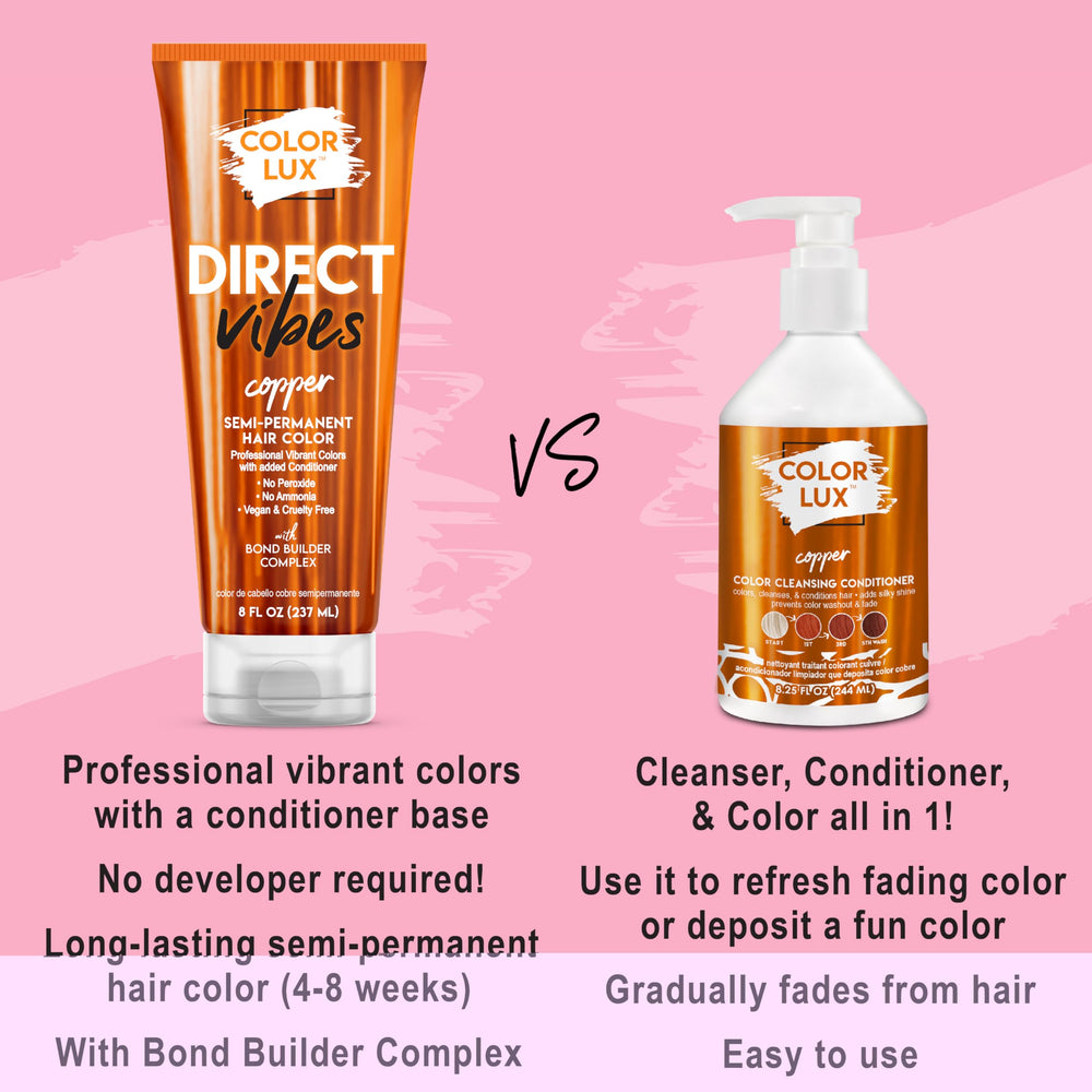 Portée semi-permanente Color Lux Direct Vibes - 4 à 8 semaines d’éclat