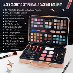 Color Nymph coffret-maquillage portable, parfait en voyage et au quotidien.