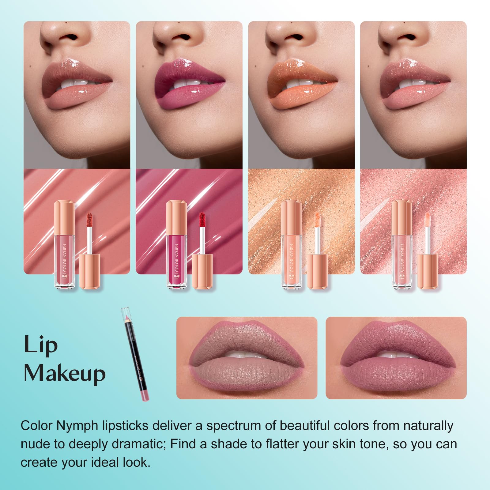 Contour, lipliner et eyeliner Color Nymph pour dessiner les contours et le regard