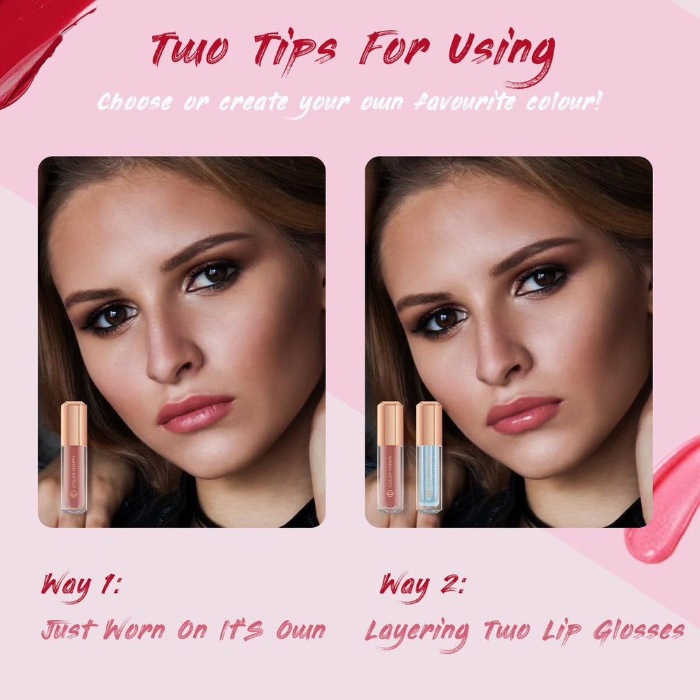 Color Nymph gloss fuchsia lumineux : couleur vive et finition satinée.
